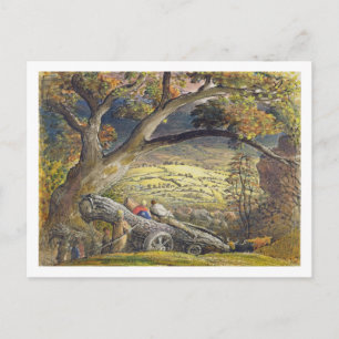 Postal The Timber Wain, c.1833-34 (p/c y gouache en papel