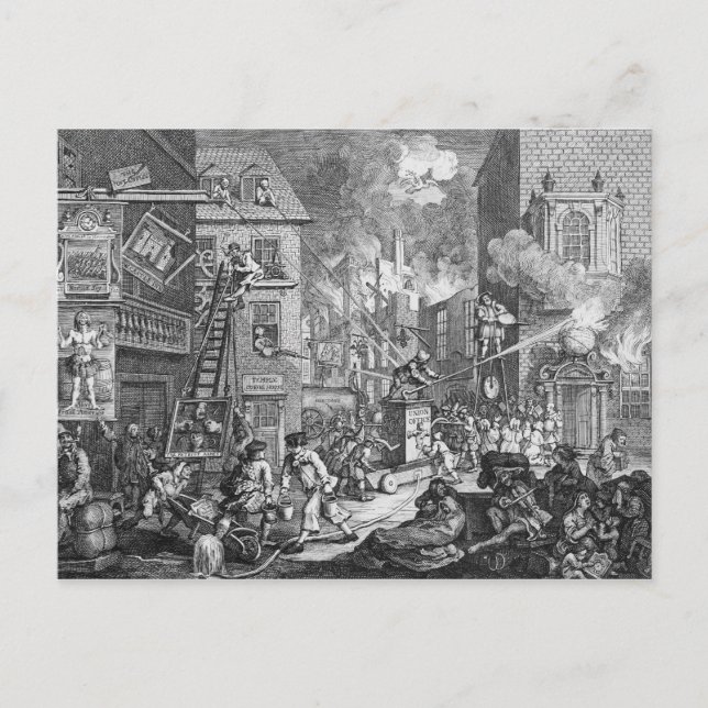 Postal The Times, Plate I, 1762 (Anverso)