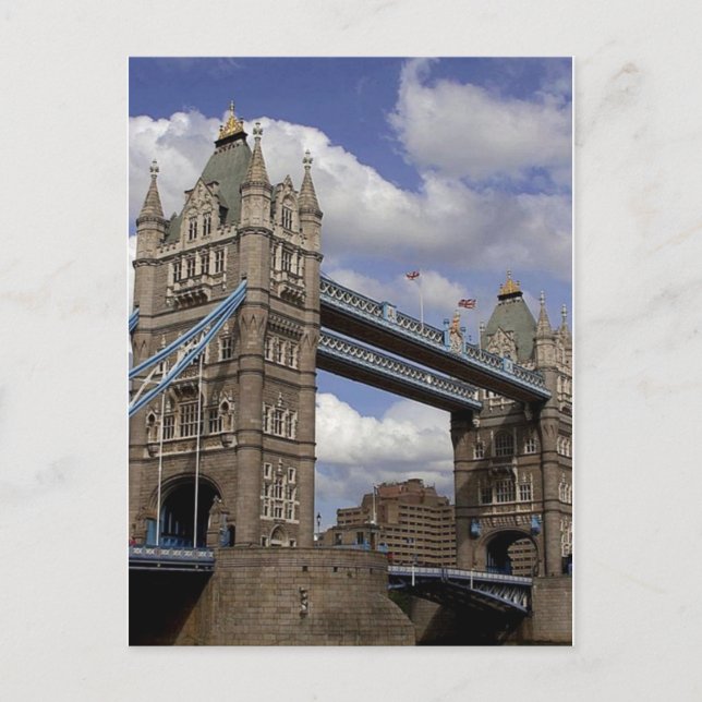 Postal The Tower Bridge, Londres (Anverso)