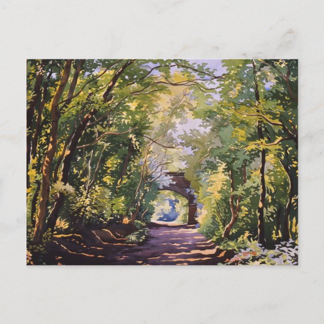 Postal The Valley Walk Sudbury 2001 (Anverso)