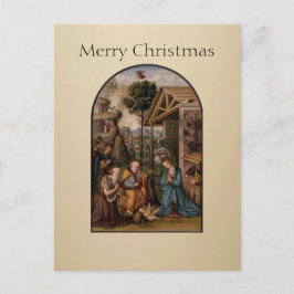 Postal The Virgin Mary and Baby Jesus Christmas Greetings