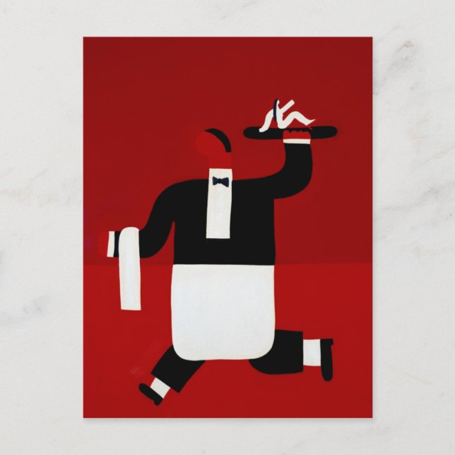 Postal The Waiter 1998 (Anverso)