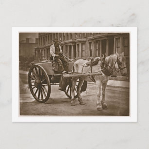 Postal The Water Cart, de 'Street Life in London', 1877