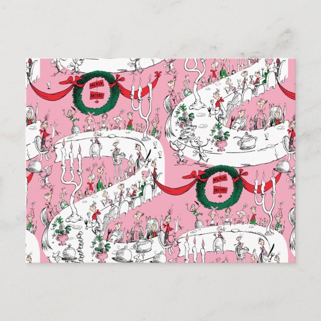 Postal The Whos' Merry Christmas Feast (Anverso)