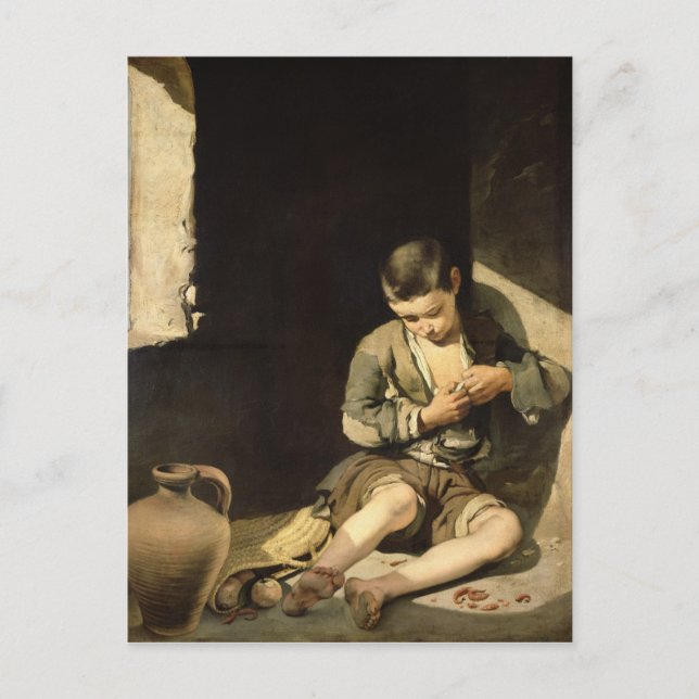 Postal The Young Beggar, c.1650 (Anverso)