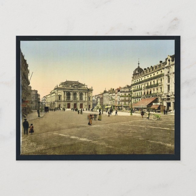 Postal Theater Place, Montpelier, un fotógrafo clásico de (Anverso)