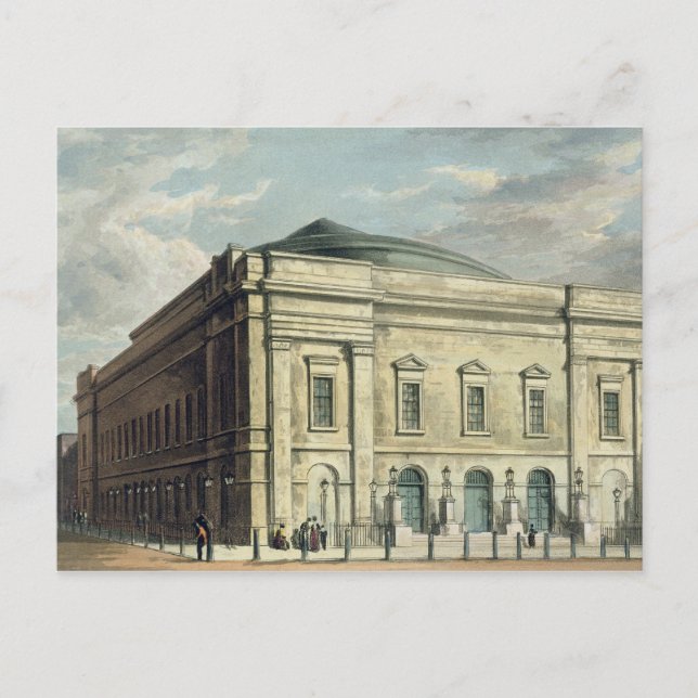 Postal Theater Royal, Drury Lane, Londres, diseñado por (Anverso)