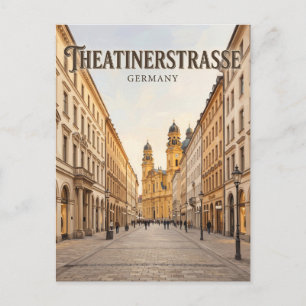 Postal Theatinerstraße Múnich Alemania