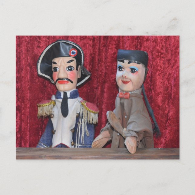 Postal Théâtre de Guignol Lyon (Anverso)