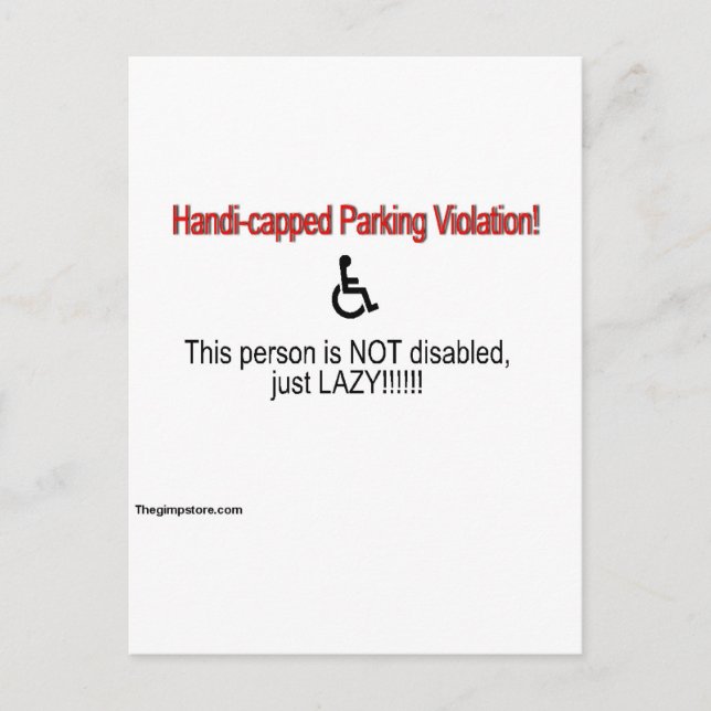 Postal thegimpstore.com (Anverso)