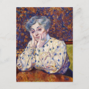 Postal Theo van Rysselberghe-Madame Theo van Rysselberghe