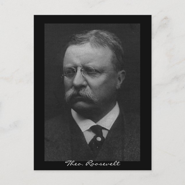 Postal Theodore Roosevelt (Anverso)