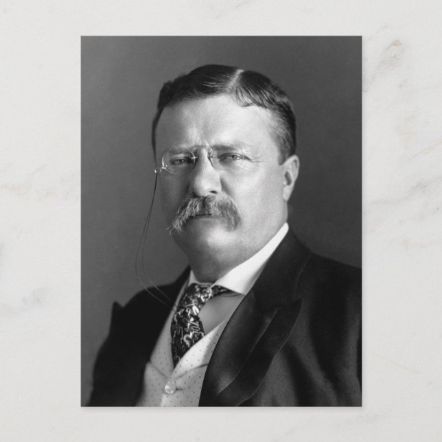 Postal Theodore Roosevelt Teddy Presidente Republicano (Anverso)