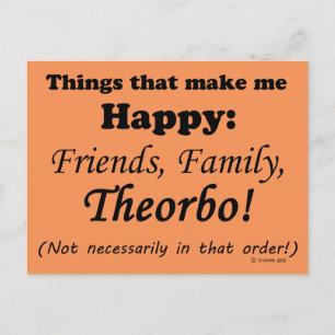 Postal Theorbo me hace feliz