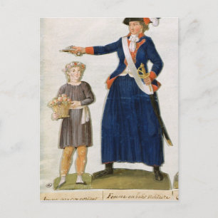 Postal Theroigne de Mericourt