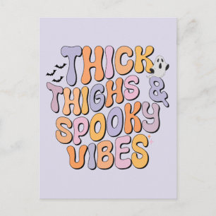 Postal Thick Thighs y Spooky Vibes