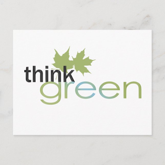 Postal ThinkGreen (Anverso)