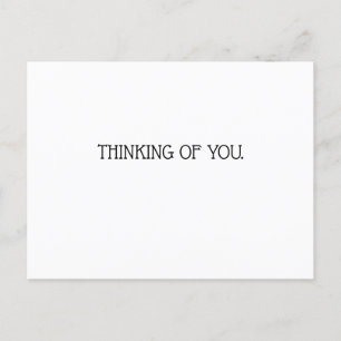 Postal Thinking of you card