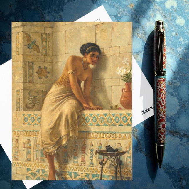 Postal Thisbe, Edwin Long (inglés, 1829 - 1891) (Subido por el creador)