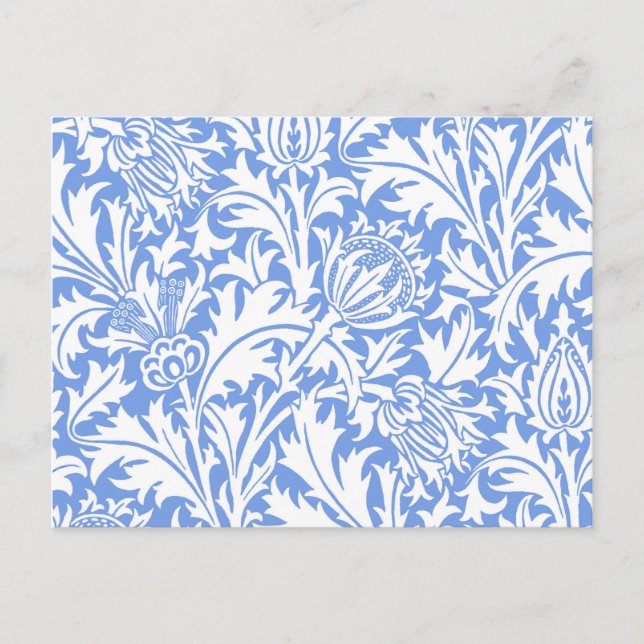 Postal Thistle, William Morris (Anverso)