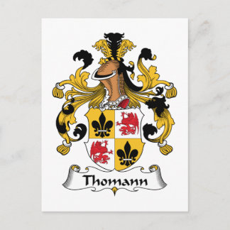 Postal Thomann Family Crest