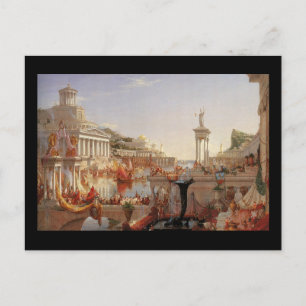 Postal Thomas Cole El curso del consumo imperial