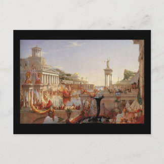 Postal Thomas Cole El curso del consumo imperial