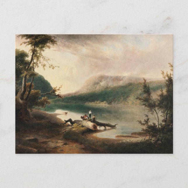 Postal Thomas Doughty - Brecha de agua de Delaware (Anverso)