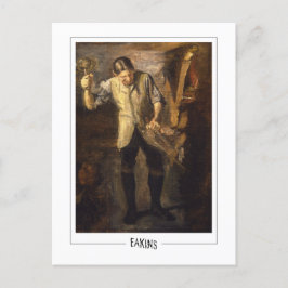 Postal Thomas Eakins #9 - Postcard Bella Artes