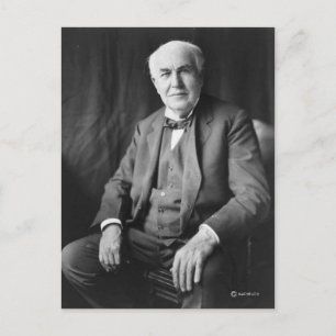 Postal Thomas Edison