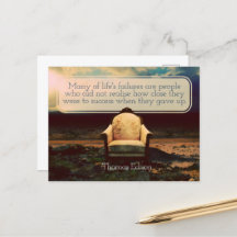 Thomas Edison cita Inspiradora "Fracasos"