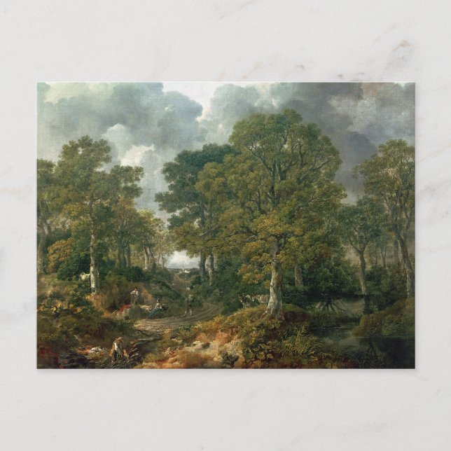Postal Thomas Gainsborough |Bosque de Gainsborough , c.17 (Anverso)