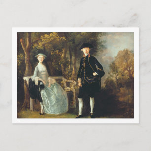 Postal Thomas Gainsborough   Lady Lloyd y su hijo Rich