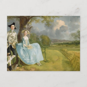 Postal Thomas Gainsborough  Sr. y Sra. Andrews, c.1748-9