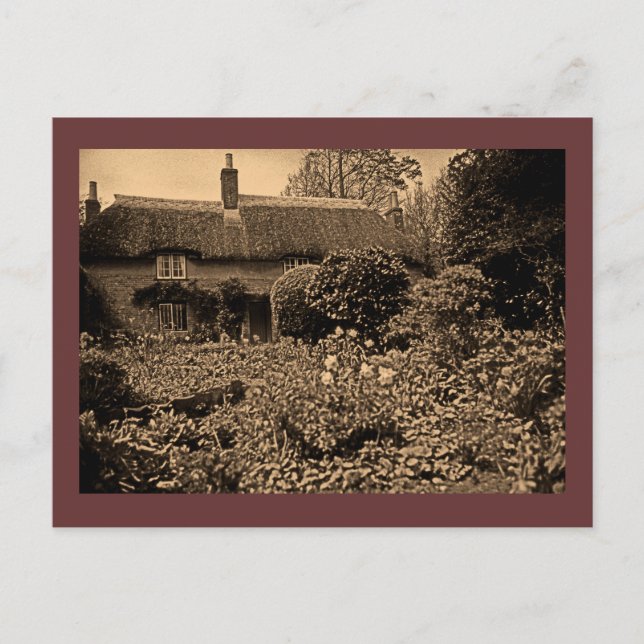 Postal Thomas Hardys Cottage , Dorset, Inglaterra, Reino  (Anverso)