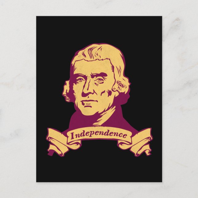Postal Thomas Jefferson (Anverso)