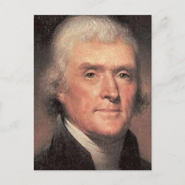 Postal Thomas Jefferson (Anverso)