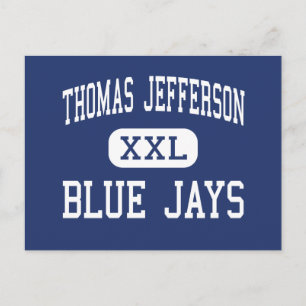 Postal Thomas Jefferson Blue Jays Middle Eugene
