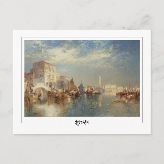 Postal Thomas Moran #421 - Arte fino (Anverso)