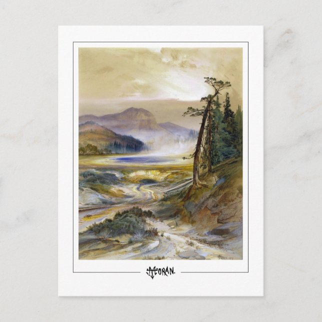 Postal Thomas Moran #4 - Postcard Bella Artes (Anverso)