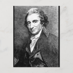 Postal Thomas Paine.  Copiar imagen de _guerra