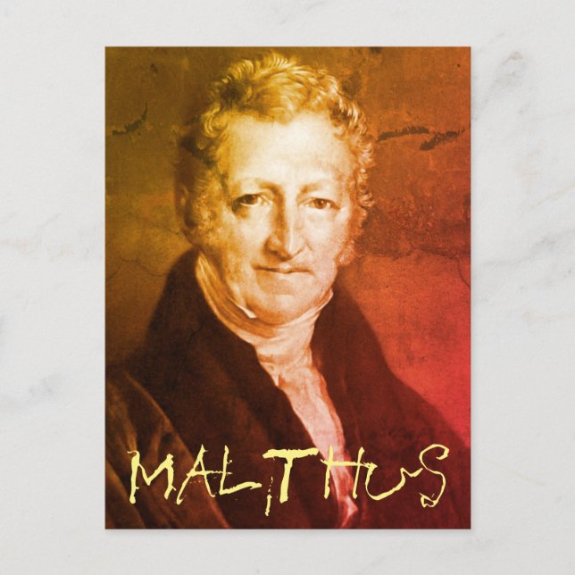 Postal Thomas R. Malthus Postcard (Anverso)