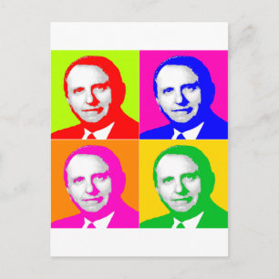 Postal Thomas S. Monson Pop Art