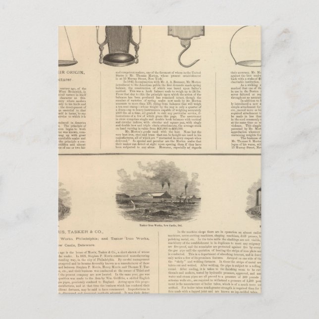 Postal Thomas S Morton, Responsable de la fabricación Mor (Anverso)