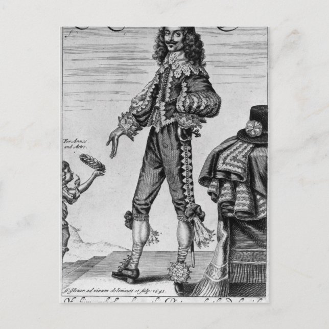Postal Thomas Urquhart, 1641 (Anverso)