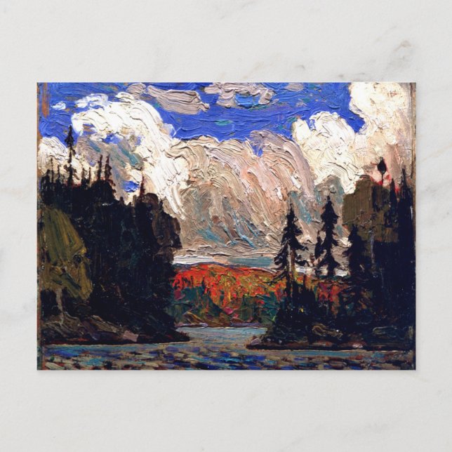 Postal Thomson - Black Spruce en otoño (Anverso)