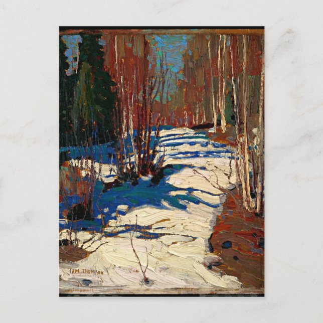 Postal Thomson - Camino detrás de Mowat Lodge-1917 (Anverso)