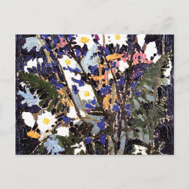 Postal Thomson - Flores silvestres canadienses (Anverso)