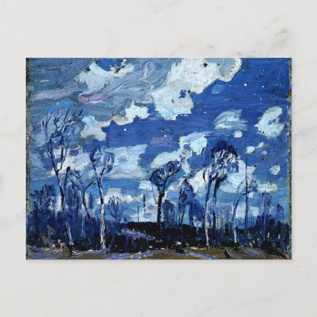 Postal Thomson - Nocturne, Los Birches (Anverso)