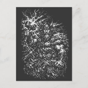 Postal Thor — Dios del Trueno Golpeado por la Tormenta